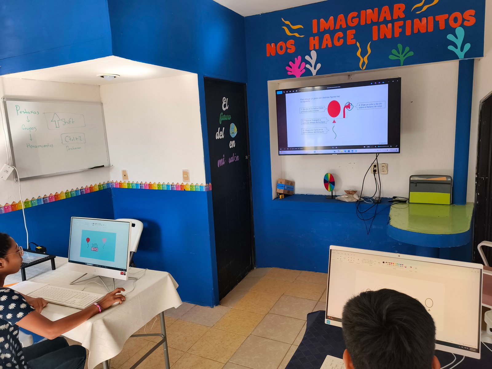 Clase de programación para niños